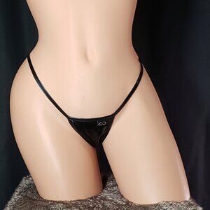 Extreme Bikini G-String In Stretch Metal Look Fabric